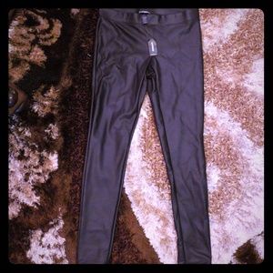 Express Faux Leather Leggings- Size M